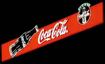 Coca-Cola - Skilt p Banegrdspladsen i rhus